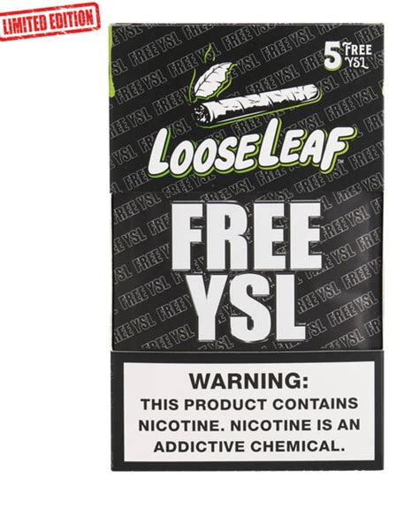 ysl loose leaf|rolling loud YSL.